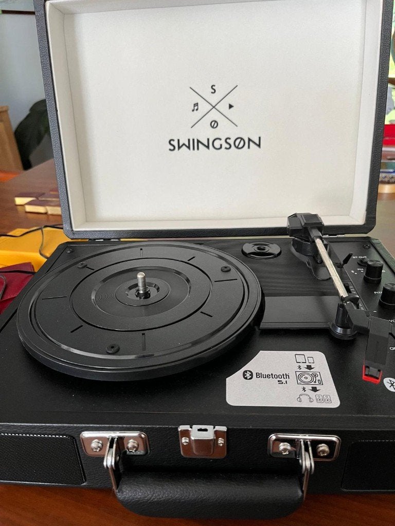 Retro Swingson Platenspeler -als nieuw, Enlèvement ou Envoi, Tourne-disque