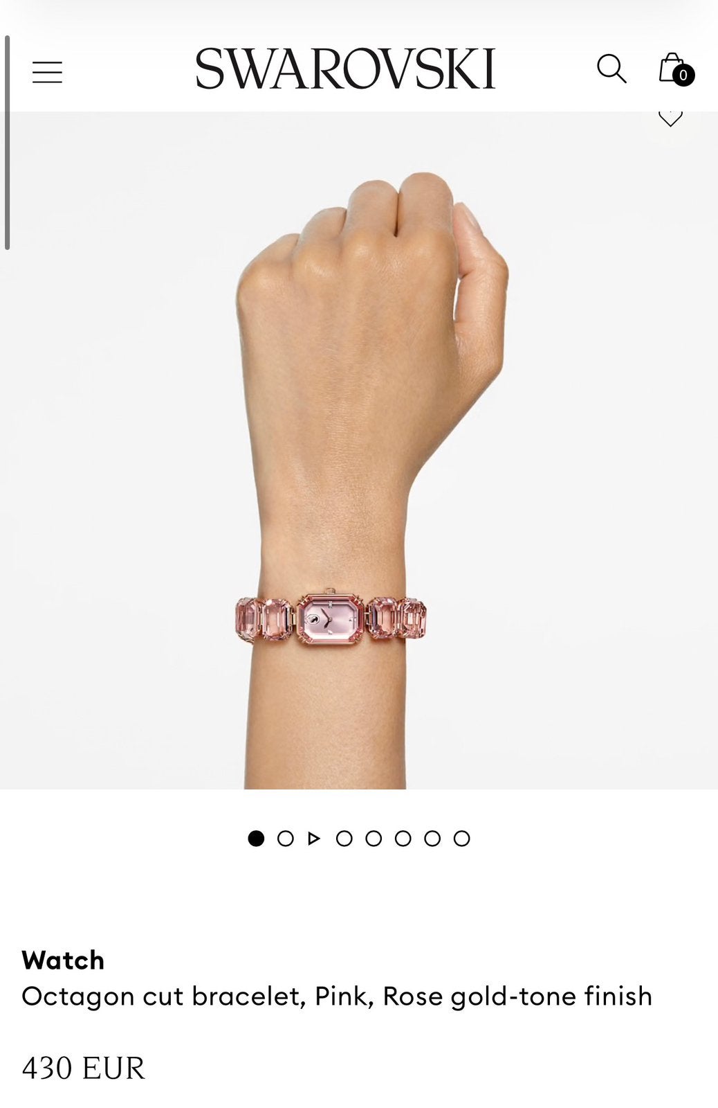 Swarovski Millenia Horloge 5729843 – Nieuw & Origineel, Enlèvement, Neuf