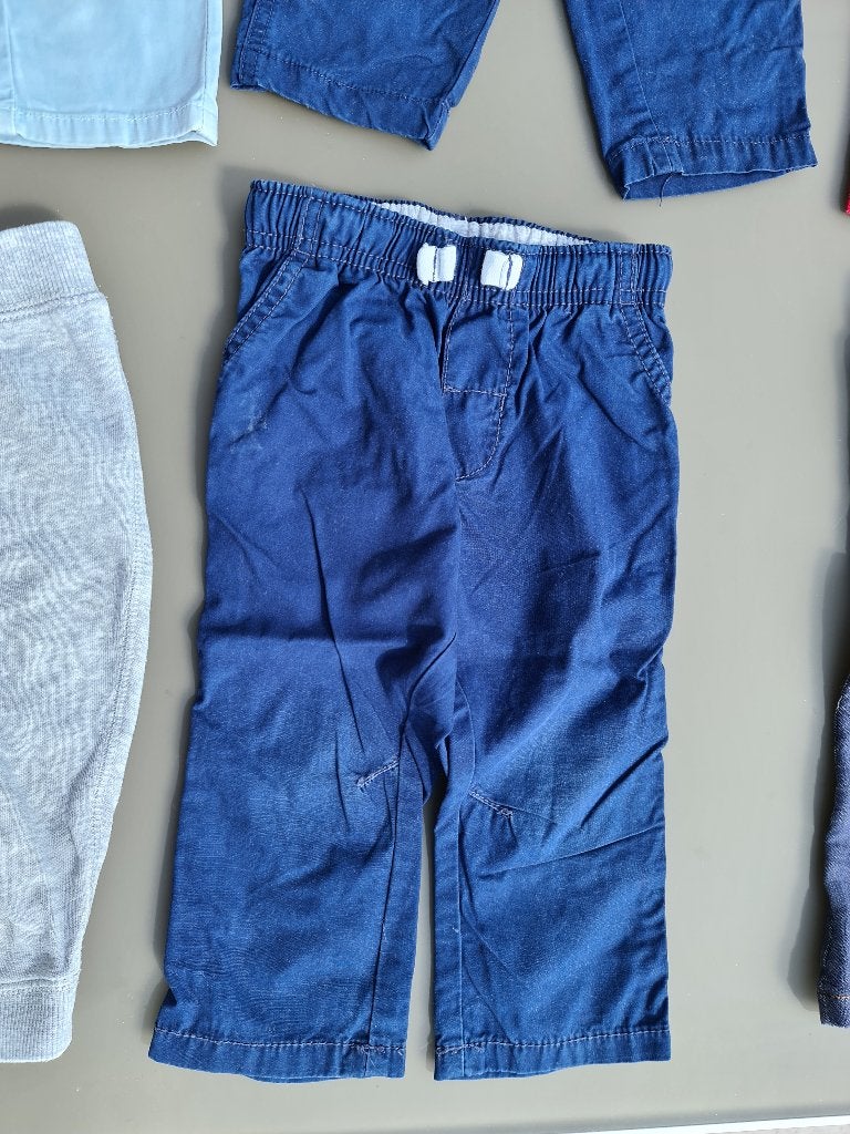 donker blauwe broek 12m 80cm, Kinderen en Baby's, Babykleding | Maat 80, Ophalen, Zo goed als nieuw
