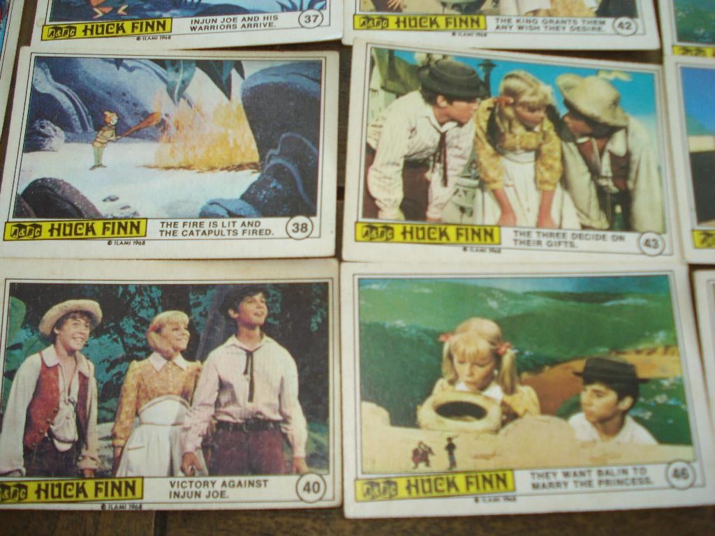 Prentjes Huck Finn, Ophalen, Gebruikt, Meerdere plaatjes