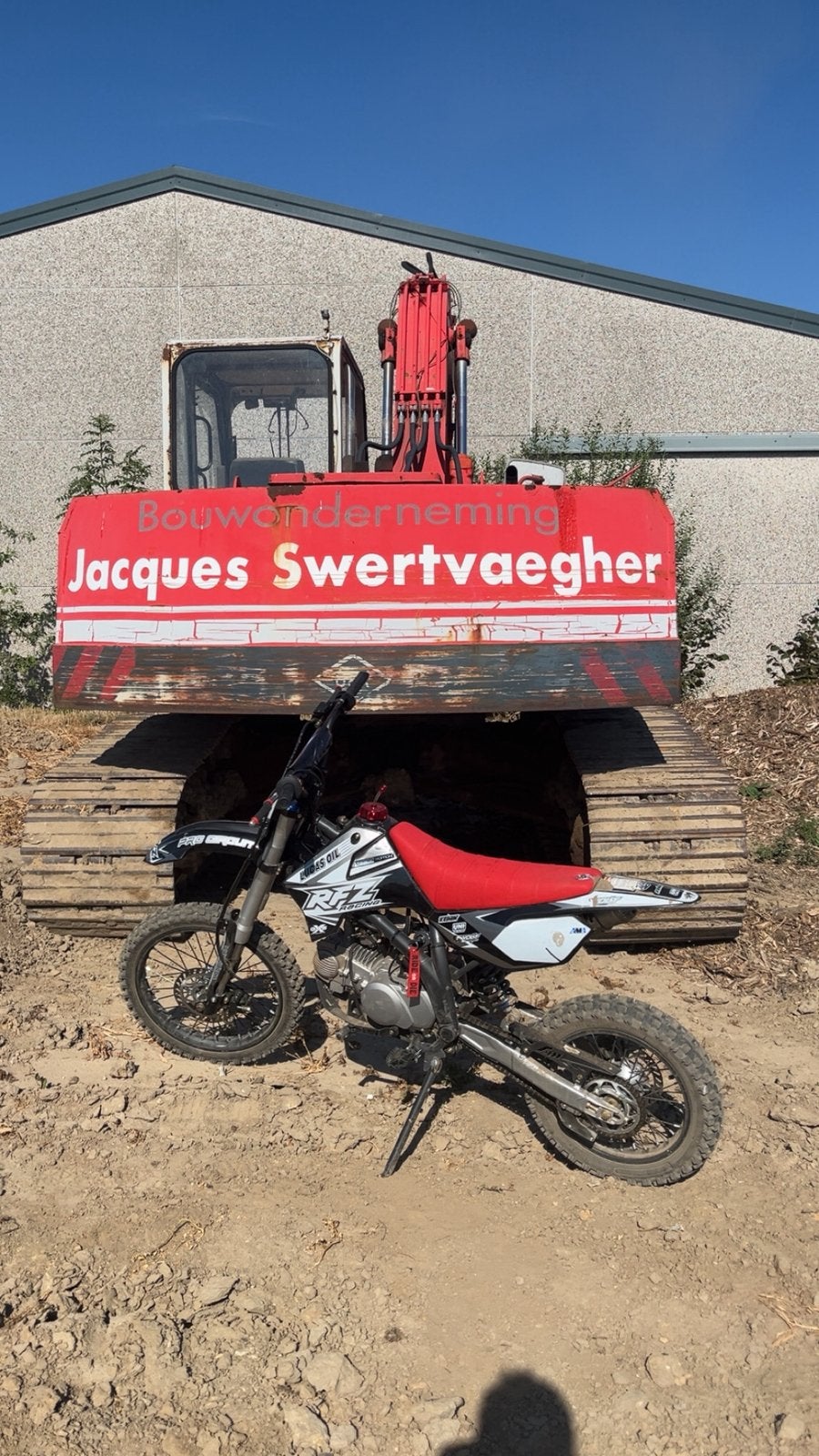 Pitbike apollo 140 cc, Ophalen, Zo goed als nieuw