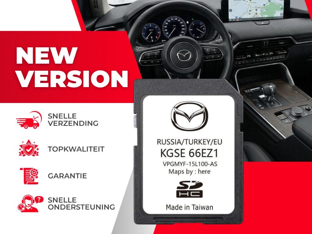 Mazda MZD CONNECT SD-Kaart ✅ Navigatie ✅ 2025 Europa, Informatique & Logiciels, Logiciel Navigation, Neuf, Cartes géographiques