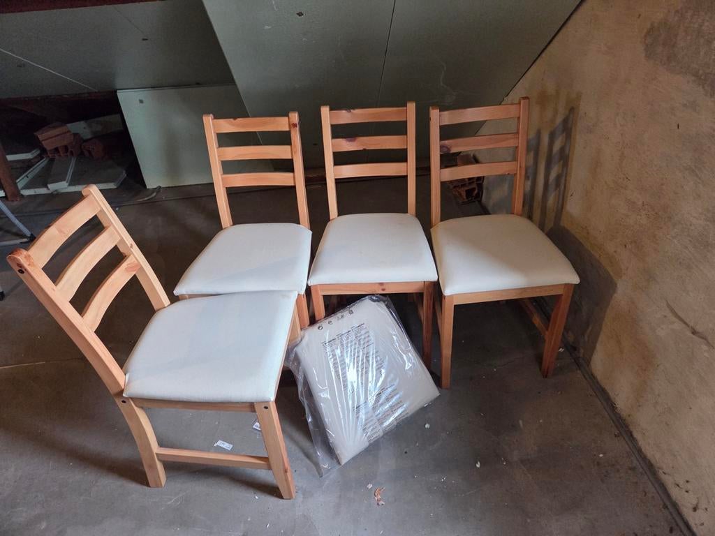 4 chaises de cuisine, Enlèvement, Comme neuf, Tissus, Quatre