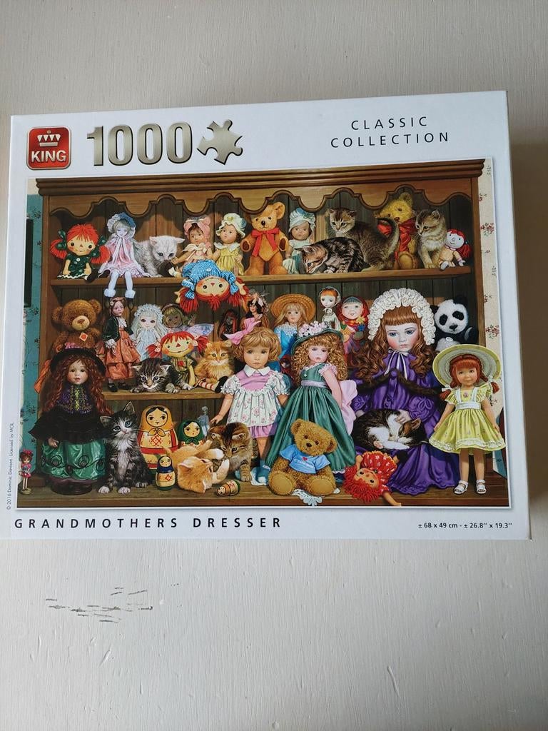 Engelse puzzel 1000 stukken in goede staat en volledig, Ophalen