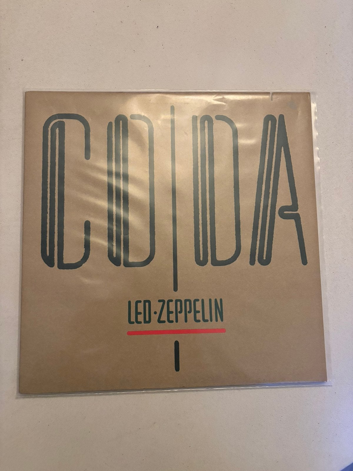 Lp led zeppelin - coda origineel vinyl: near mint, Ophalen of Verzenden, Zo goed als nieuw