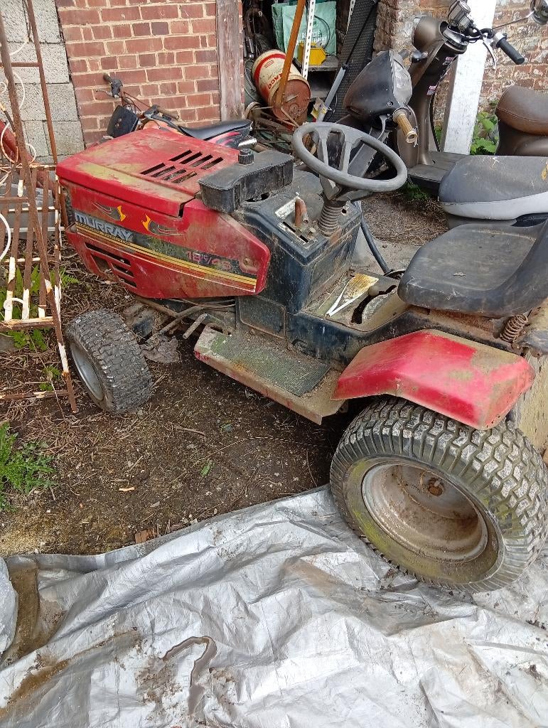 Tracteur murray, Tuin en Terras, Zitmaaiers, Ophalen, Brigg's & stratton, Gebruikt, Elektrische starter
