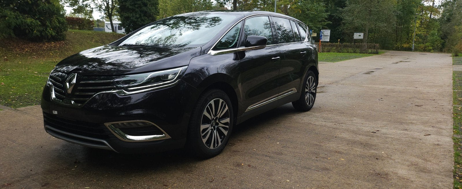 Renault Espace 1.6 Dci Bj.2016 Met 145.000 Km. Garantie!!, Euro 6, Zwart, Leder, 5 deurs