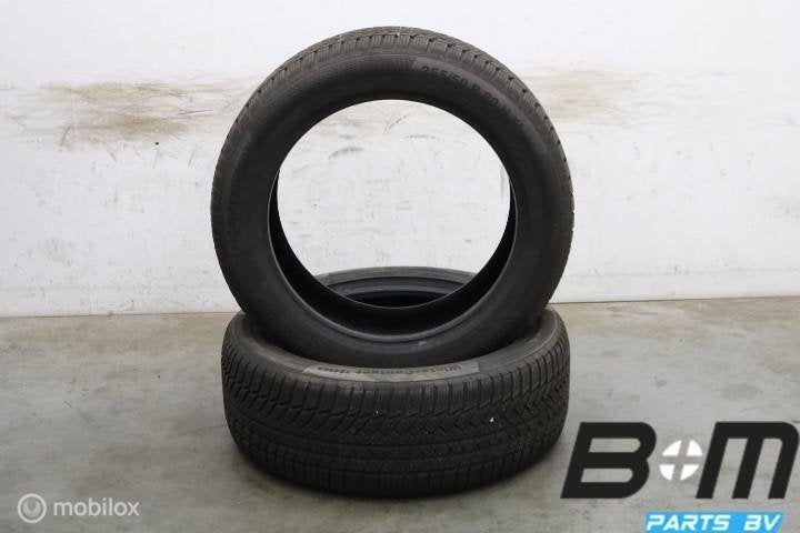 2 x 2555020 109H Conti WinterContact TS850P 7.5mm 255 50 20, Auto-onderdelen, Banden en Velgen, Gebruikt, 255 mm, Winterbanden