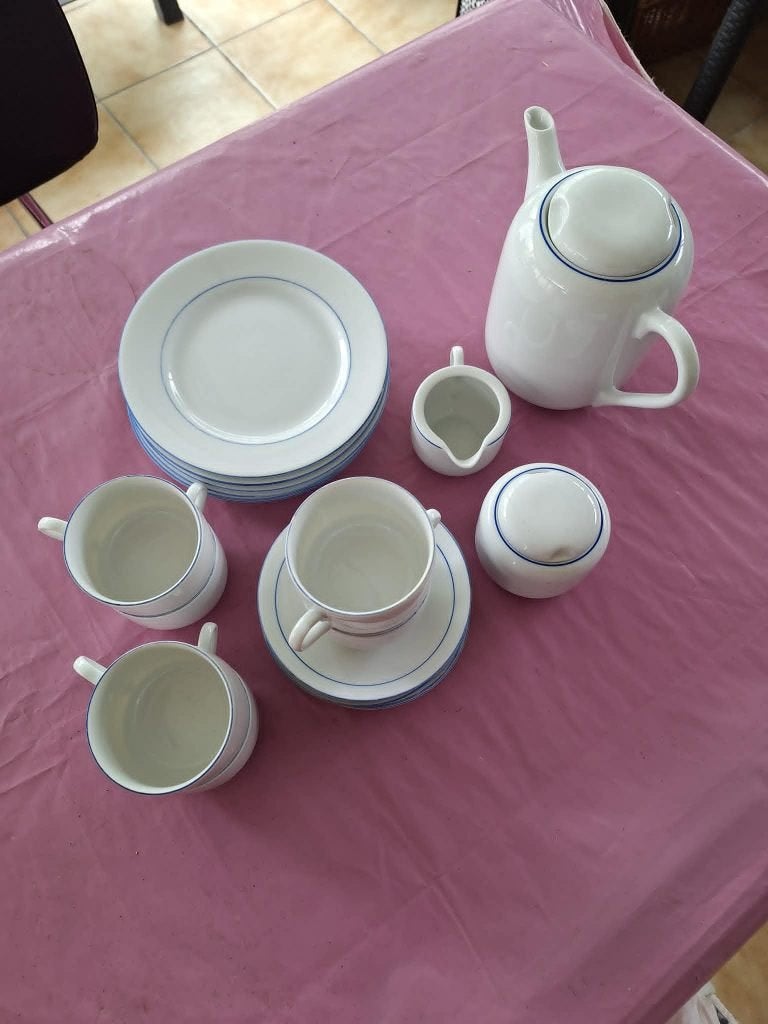 koffieservies, 6 personen, Enlèvement, Utilisé, Autres styles, Service complet