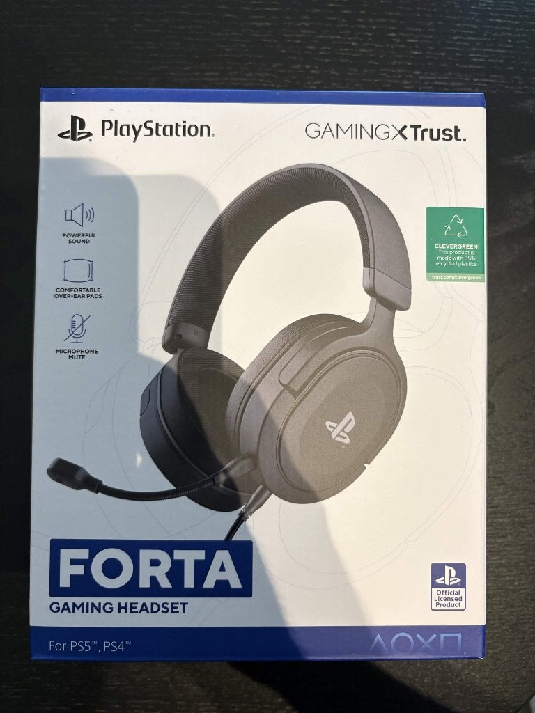 Trust Forta Gaming Headset, Informatique & Logiciels, Casques micro, Neuf, Over-ear, Filaire, Casque gamer, Fonction muet du microphone