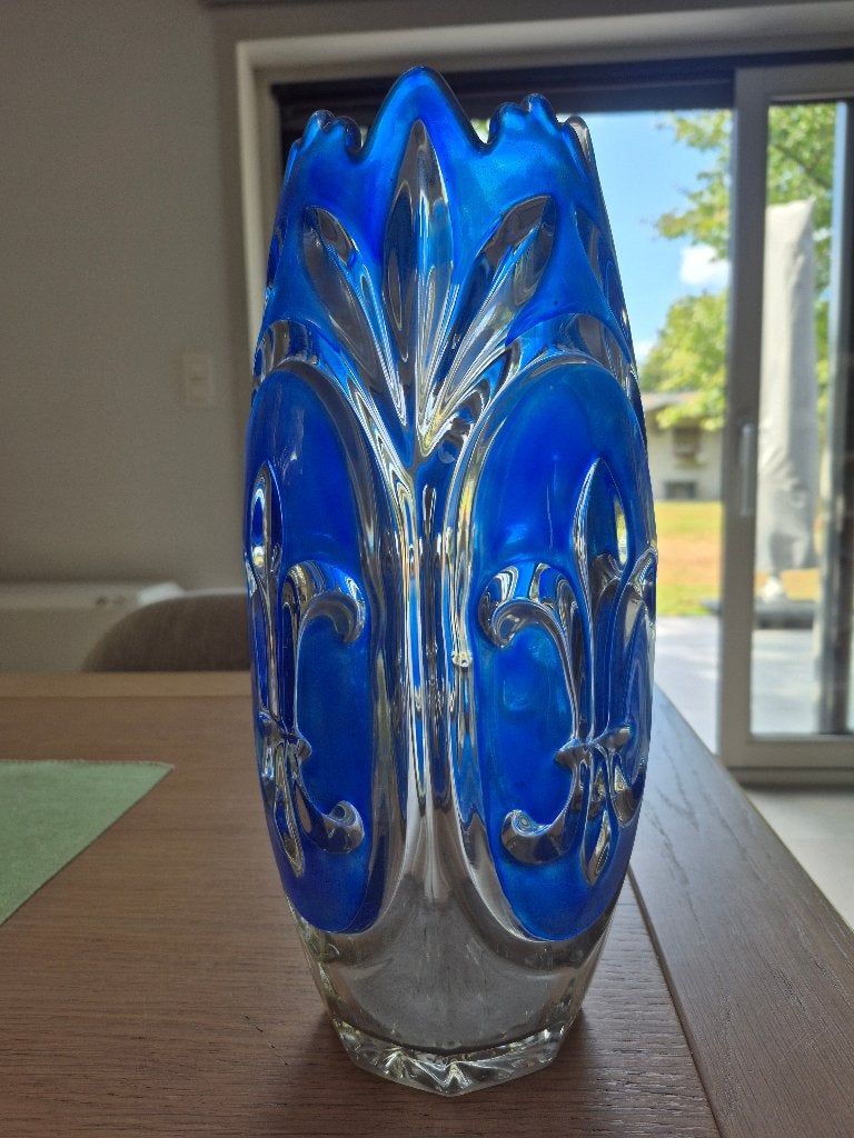 antieke glazen vaas, Antiek en Kunst, Ophalen