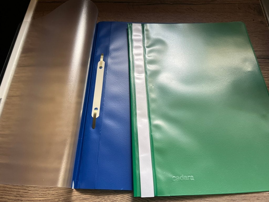 30 snelhechters groen en blauw, Diversen, Bureau-accessoires, Ophalen, Zo goed als nieuw
