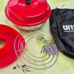 Four de camping avec cadre en acier inoxydable Omnia, Enlèvement, Comme neuf