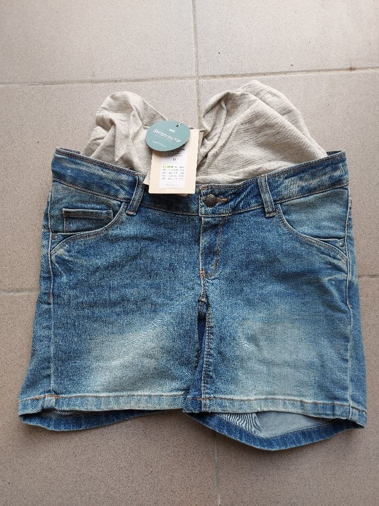 Nieuwe zwangerschapsshort, Kleding | Dames, Zwangerschapskleding, Blauw, Mamalicious, Nieuw, Ophalen of Verzenden