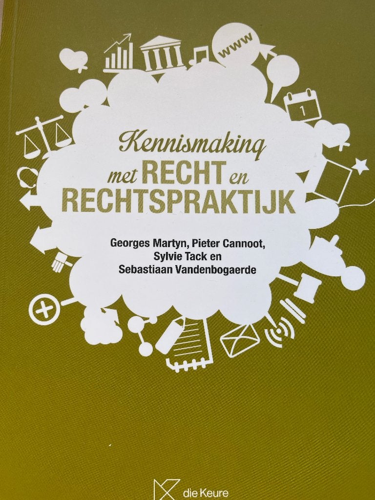 kennismaking met recht en rechtspraktijk - George Martyn, Enlèvement ou Envoi, Neuf