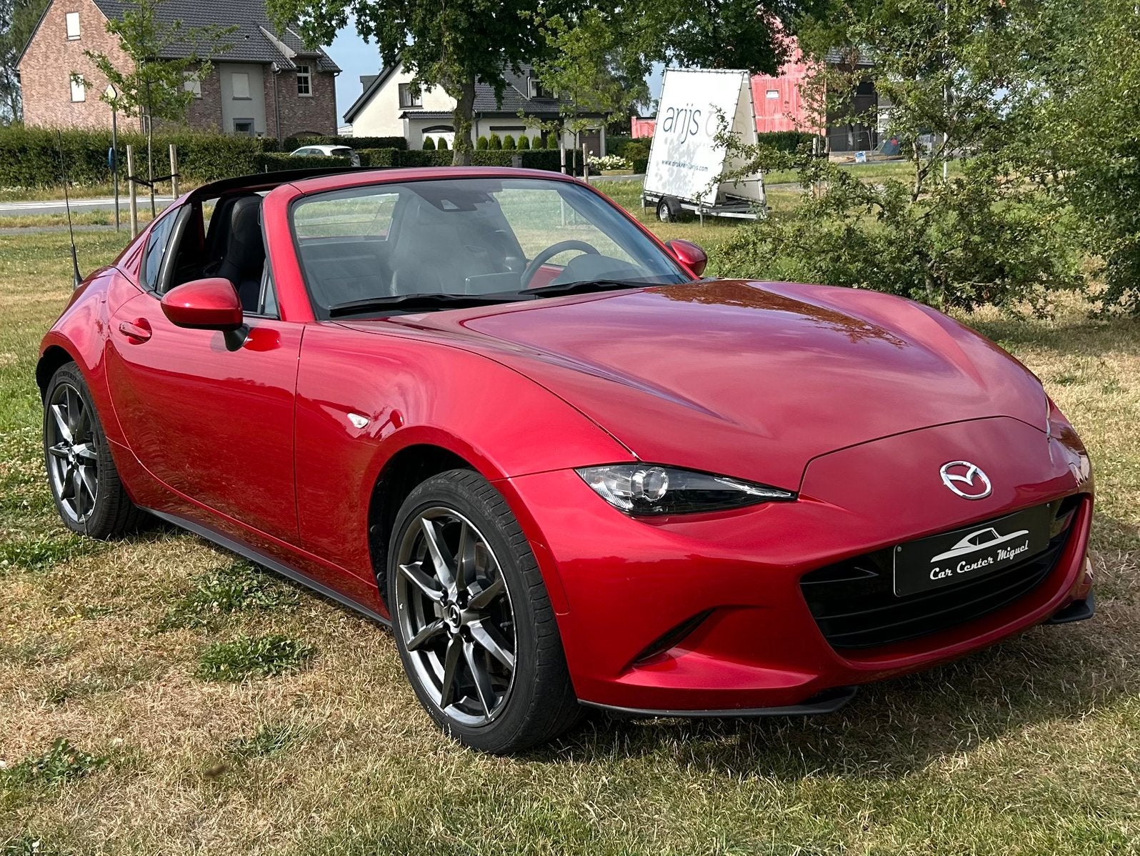 Mazda MX5 ND RF 2.0l, Achterwielaandrijving, 4 cilinders, Cabriolet, Leder