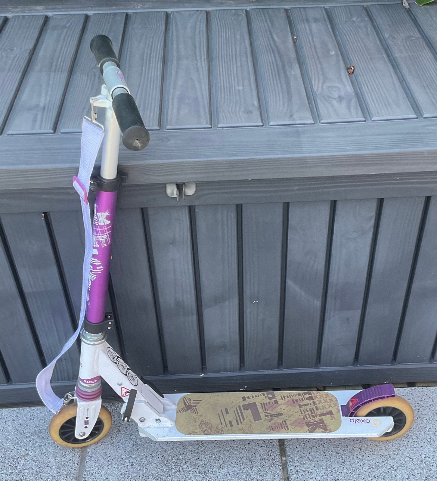 Aluminium kinderstep, Fietsen en Brommers, Ophalen, Gebruikt