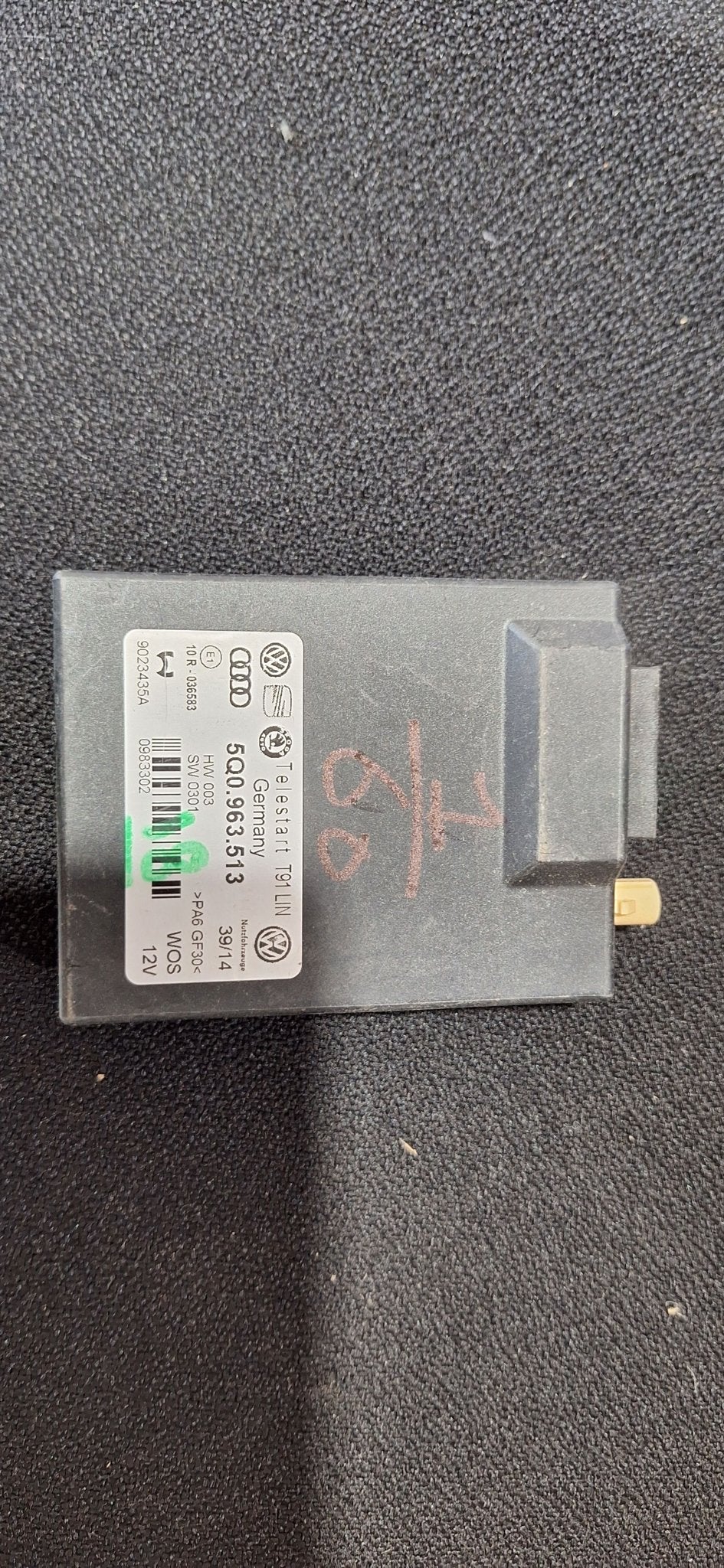 Standkachel Ontvanger Telestart T91 LIN VW Golf 7 Passat Aud, Auto-onderdelen, Gebruikt, -, Volkswagen, -