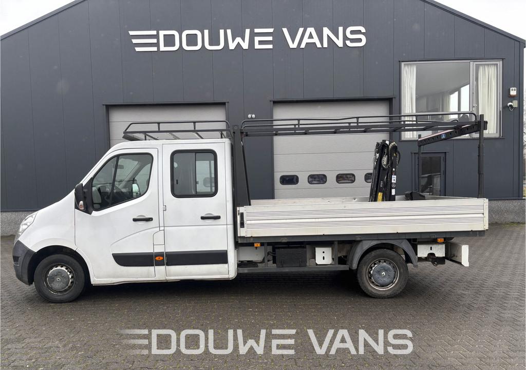 Renault Master Dubbel Cabine Hiab Laadkraan Imperiaal Trekha, Voorwielaandrijving, 4 deurs, 4 cilinders, Renault