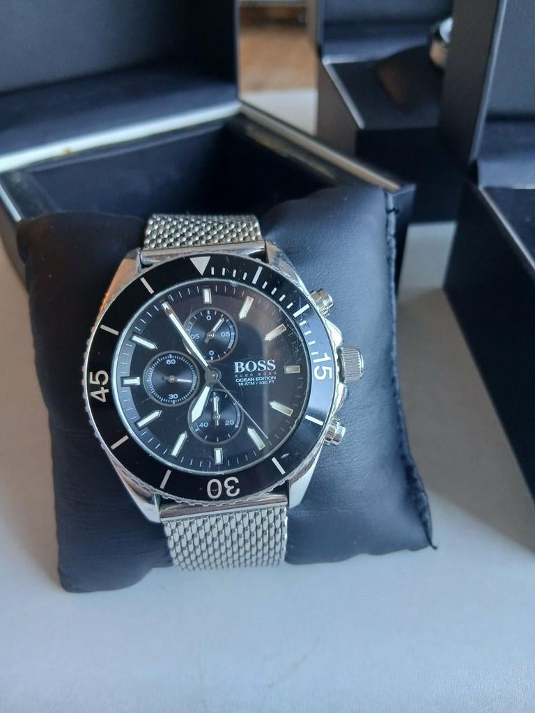 Hugo Boss herenhorloge, Handtassen en Accessoires, Horloges | Heren, Ophalen, Zo goed als nieuw