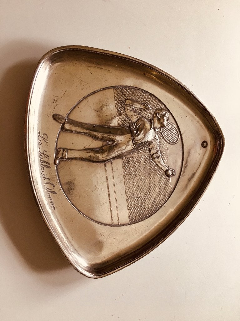 plat en argent des années 1930, 15 cm de diamètre, Enlèvement ou Envoi
