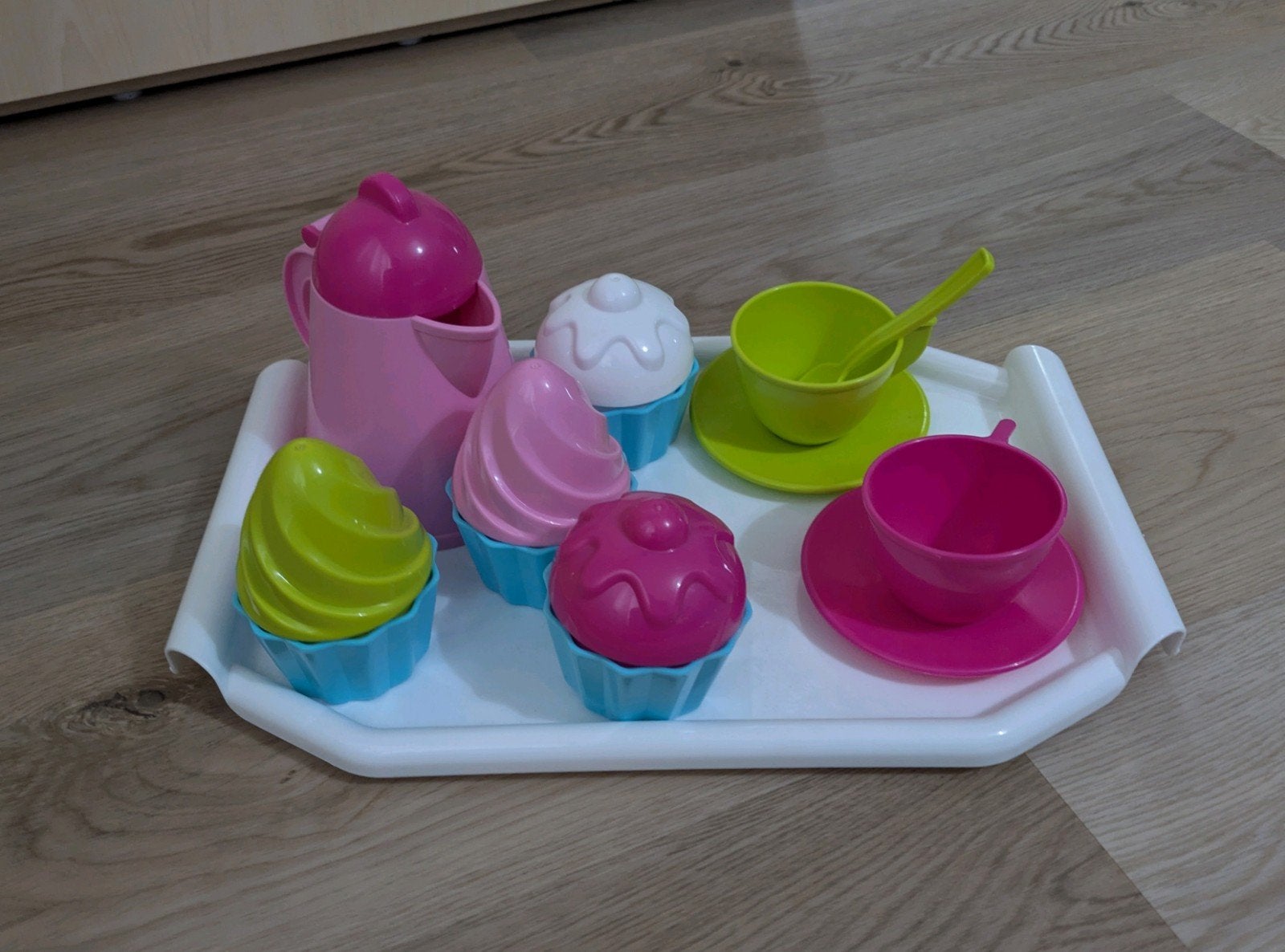 Speelgoed theeset, Ophalen, Gebruikt, Kunststof, Speelkeuken-accessoire