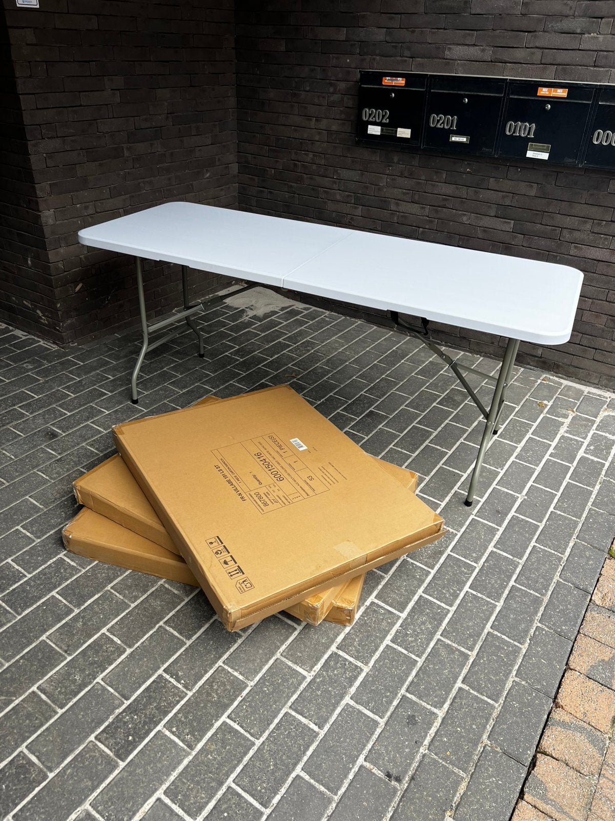 Table pliable, Jardin & Terrasse, Enlèvement, Comme neuf