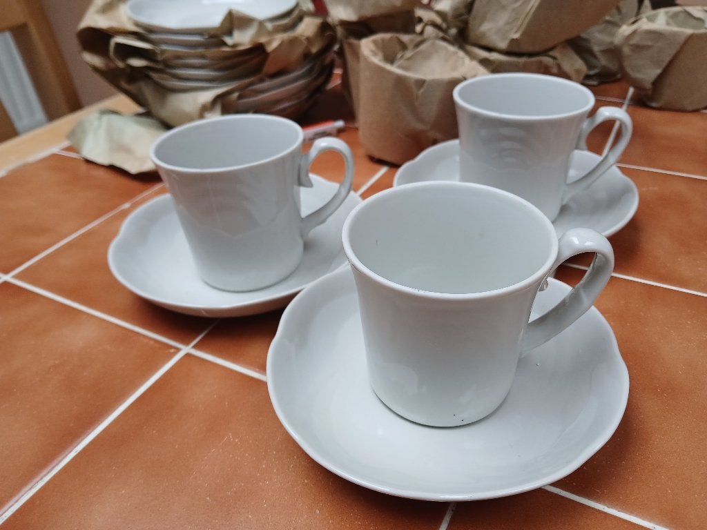 Service à café 24 pces, Maison & Meubles, Cuisine | Vaisselle, Enlèvement, Neuf, Classique, Tasse(s) et/ou soucoupe(s)