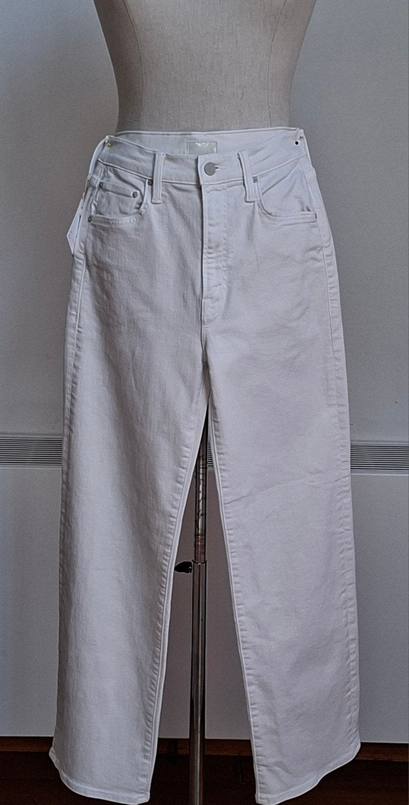 MOTHER.  (NEW. 251€)         !SALE!, Kleding | Dames, Broeken en Pantalons, Ophalen of Verzenden, Maat 34 (XS) of kleiner, Wit
