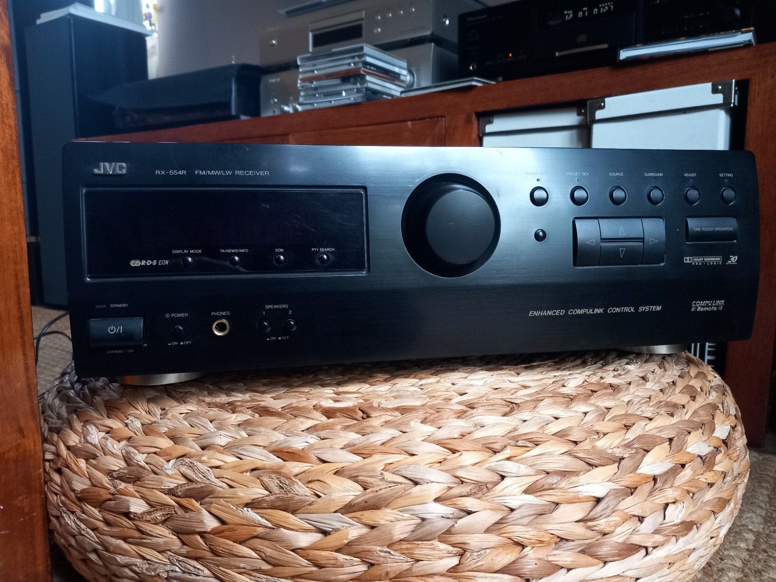 Amplificateur Tuner Hi-Fi JVC RX-554R  Dolby  Pro Logic, Enlèvement, JVC