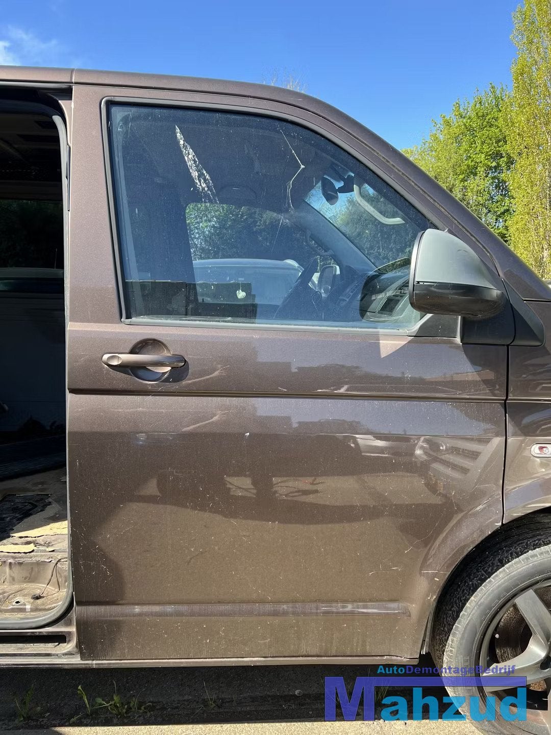VW TRANSPORTER T5 5 Bruin rechts voor deur portier 2005-2015, Gebruikt, Volkswagen AG, Vw@volkswagen.de, Volkswagen