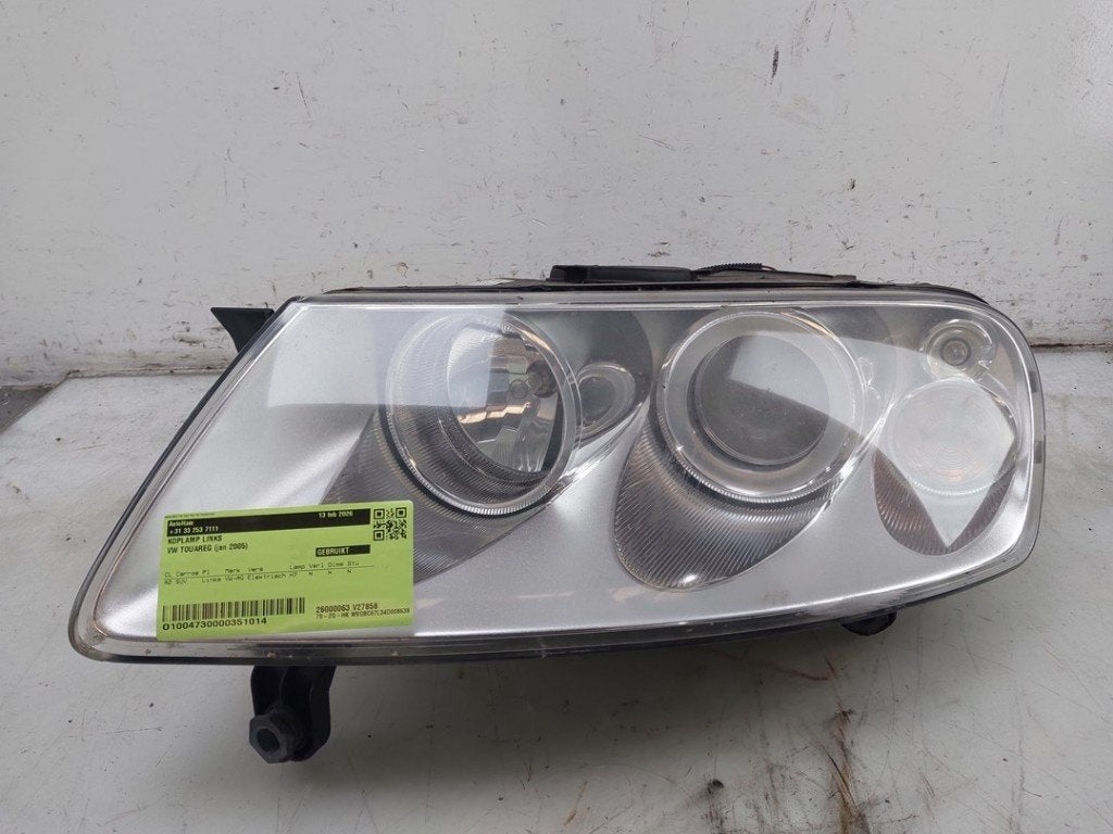 KOPLAMP LINKS Touareg (7LA / 7L6) (|7L6941017BK|), Dhr. J. Ham, Gebruikt, Volkswagen, Administratie@autoham.nl