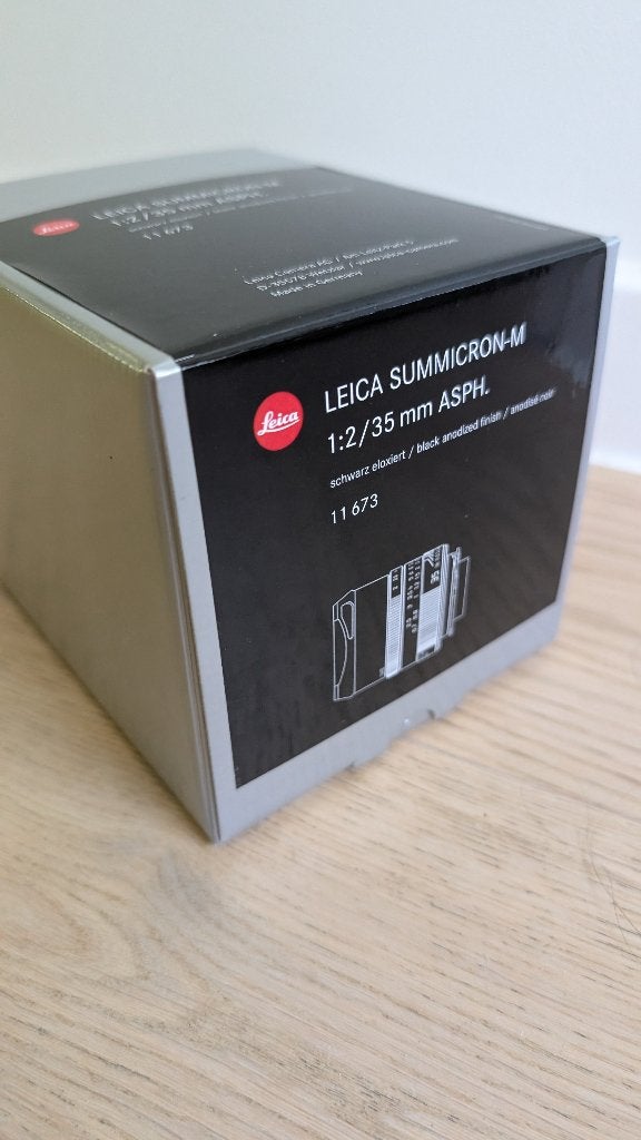 Leica Summicron-M 35mm with certificate, Ophalen, Zo goed als nieuw, Overige typen, Zoom