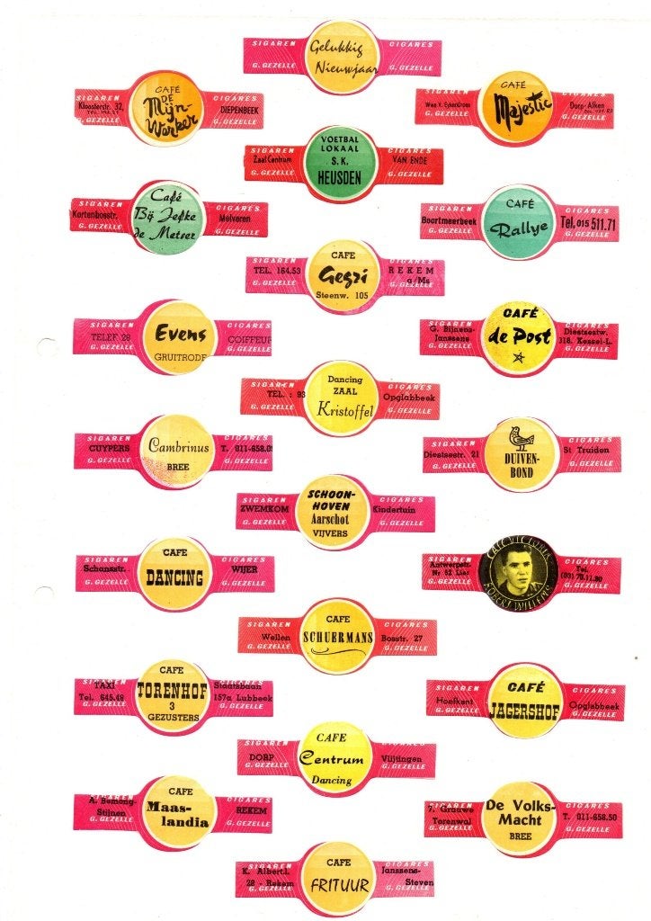 JEUX PUBLICITAIRES POUR GROUPES DE CIGARES, Collections, Enlèvement ou Envoi, Neuf, Bagues de cigare