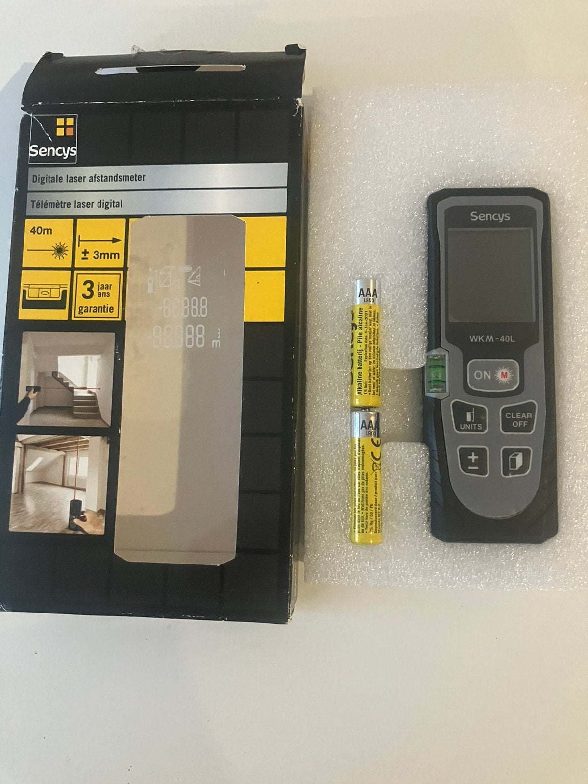 Digitale afstand meter, Doe-het-zelf en Bouw, Meetapparatuur, Ophalen of Verzenden, Nieuw, Afstand