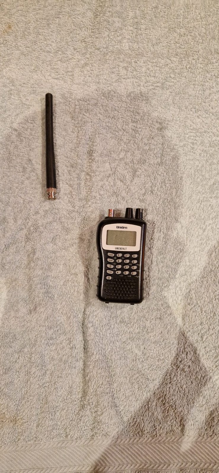 Radio HF/VHF uniden ubc92xlt, Handtassen en Accessoires, Bedels, Zo goed als nieuw, Goud, Ophalen
