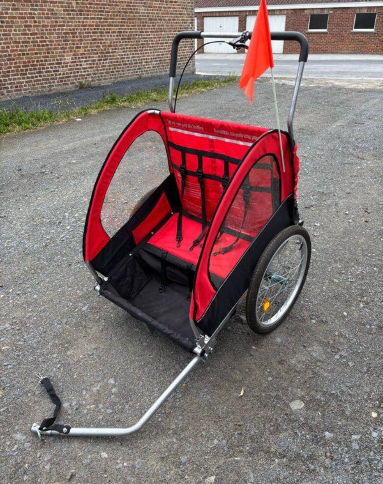 Remorque velo, Enlèvement, Utilisé