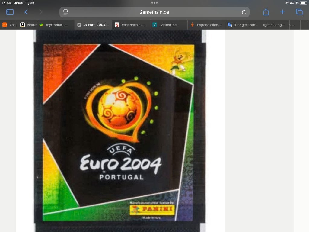 Recherche Stickers euro 2004, Verzamelen, Stickers, Zo goed als nieuw, Sport, Ophalen of Verzenden