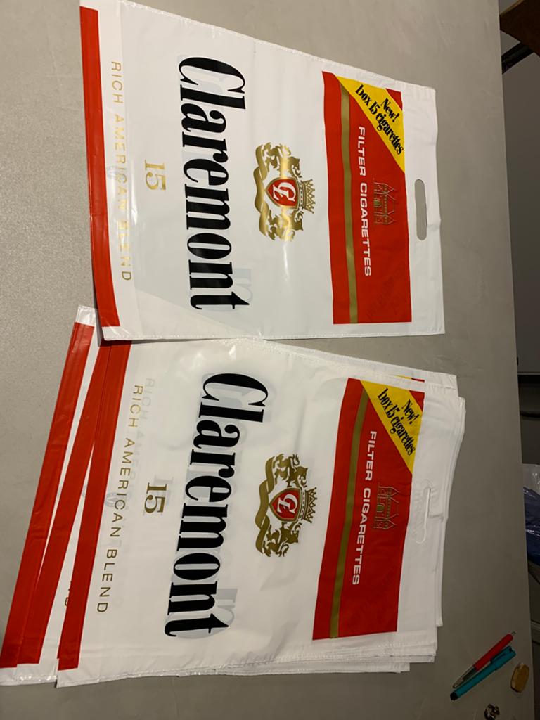 Sacs à cigarettes Vintage 10 Claremont, Enlèvement ou Envoi
