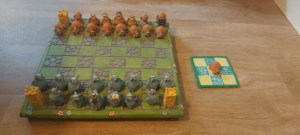 bordspel chess schaakbord Muizen zware kwaliteit, Hobby en Vrije tijd, Gezelschapsspellen | Bordspellen, Een of twee spelers, Ophalen of Verzenden