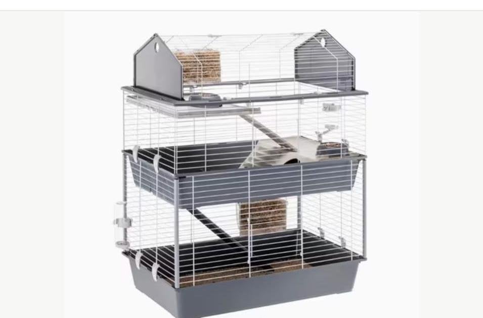 Cage 3 étages Ferplast, Enlèvement, Utilisé