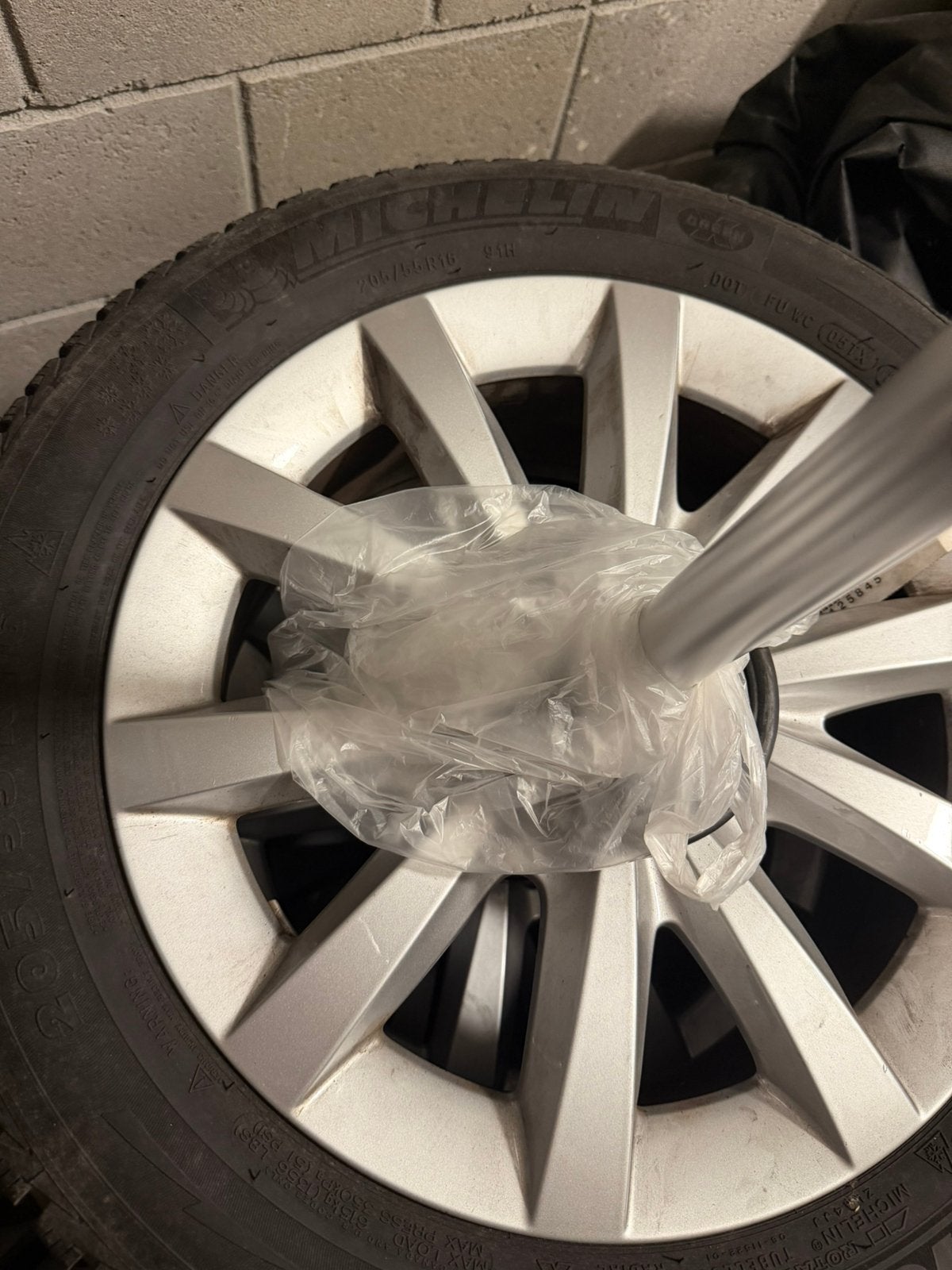 Michelin winter banden en velgen, Autos : Pièces & Accessoires, Pneus & Jantes, Enlèvement, Pneus hiver, Pneus et Jantes