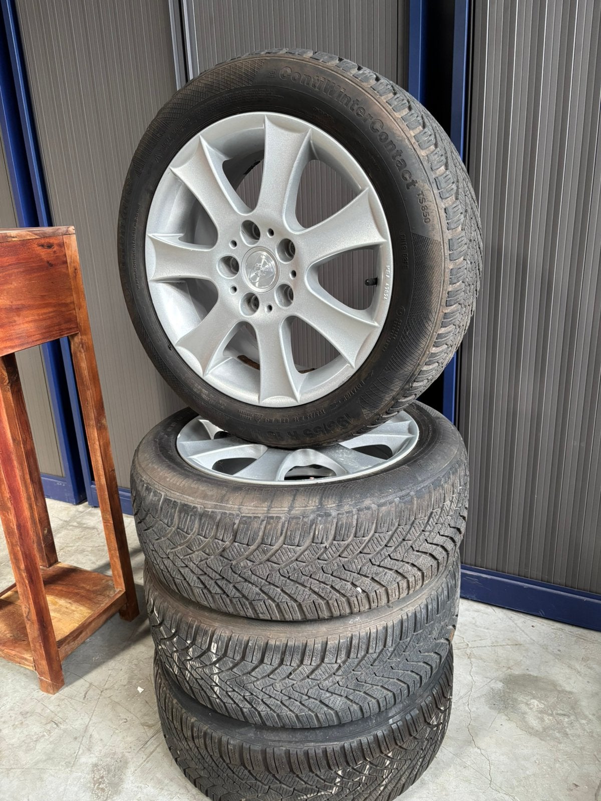 Borbet Aluminium velgen + goede banden 5x120., Ophalen