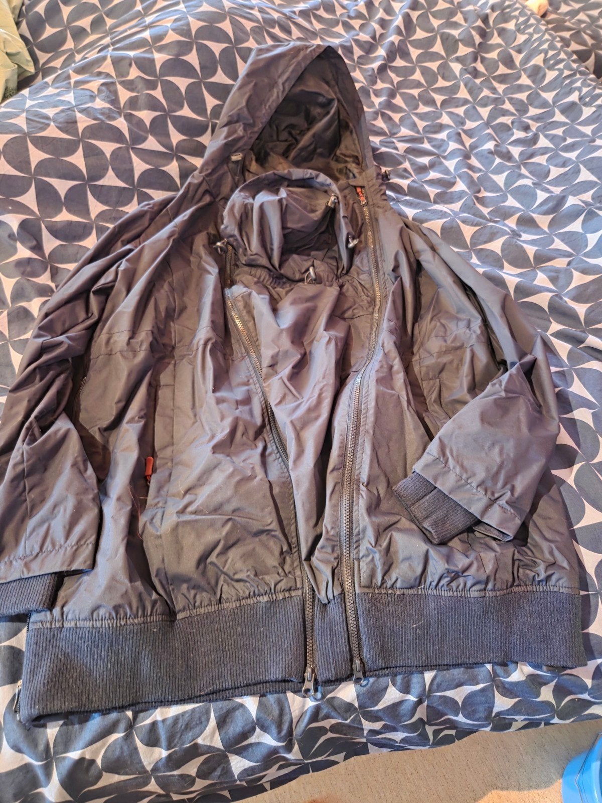 zwangerschapsjas met tussen stuk voor baby, Kleding | Dames, Ophalen, Bonprix, Blauw, Maat 46/48 (XL) of groter