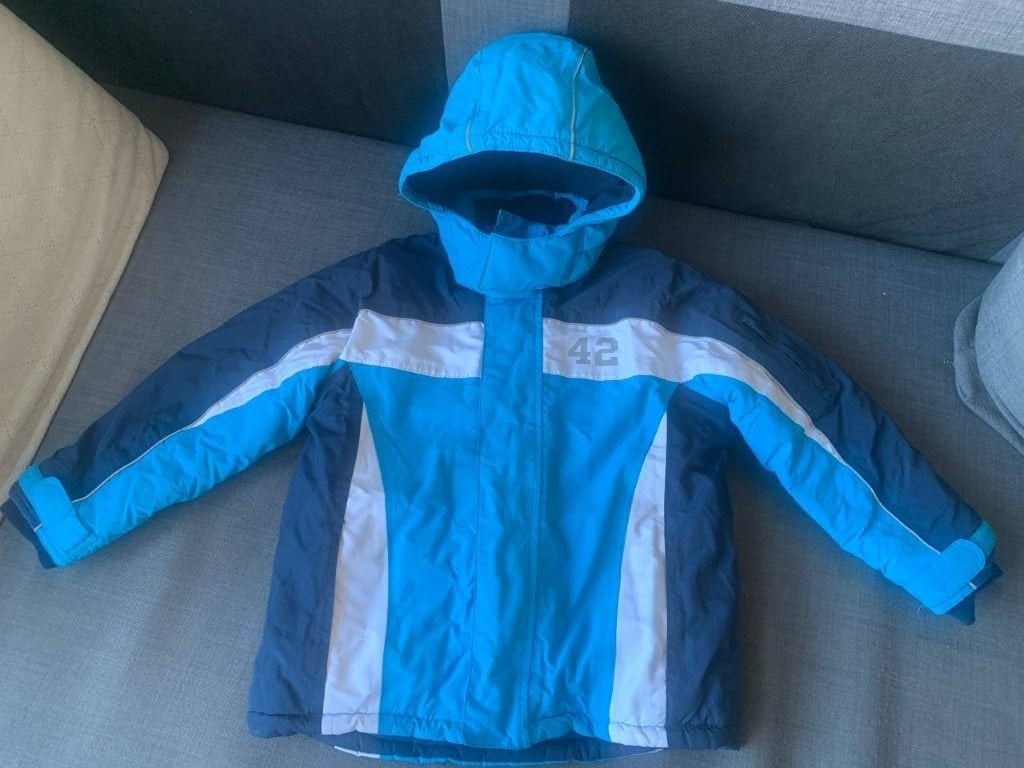 Ski-jas, maat 122, Enfants & Bébés, Vêtements enfant | Taille 122, Enlèvement ou Envoi, Utilisé, Manteau