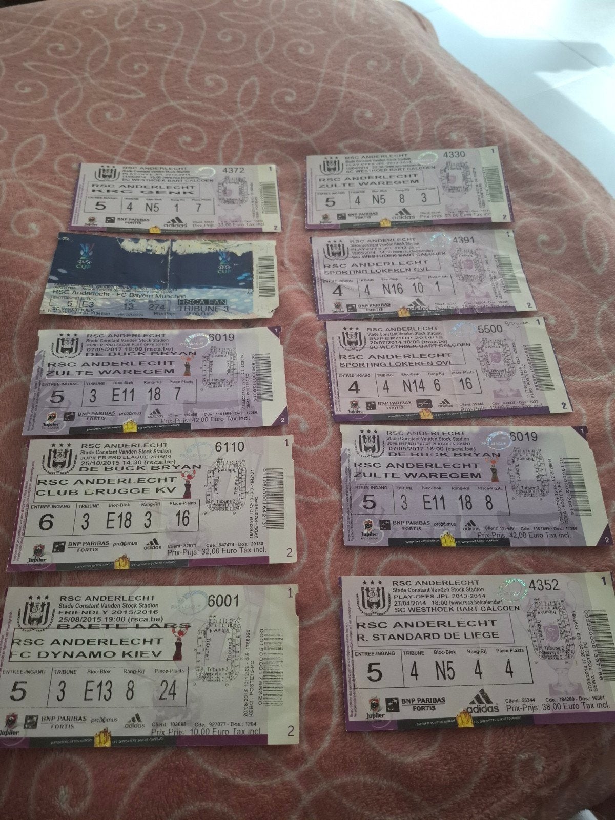 RSCA tickets!, Verzamelen, Ophalen