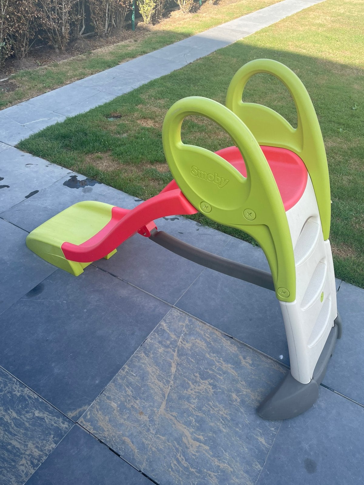 Kinder glijbaan, Ophalen, Gebruikt