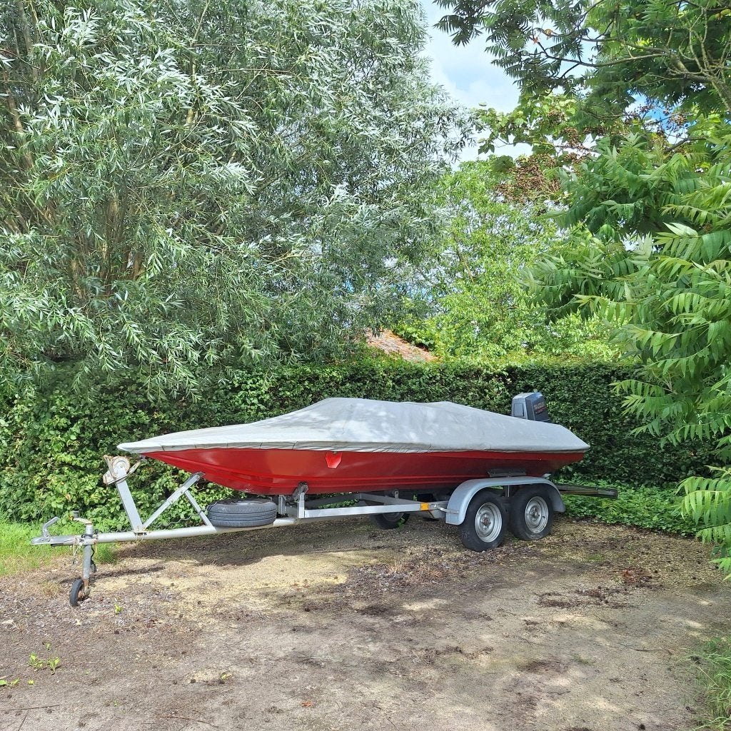 PIRANHA, Watersport en Boten, Motorboten en Motorjachten, Overige merken, Gebruikt, Afdekzeil, Buitenboordmotor