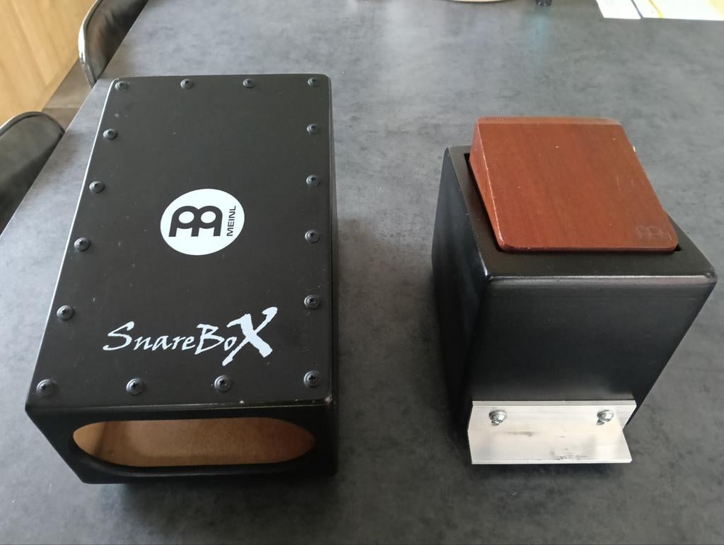 Meinl stompbox + Meinl snarebox, Musique & Instruments, Batteries & Percussions, Enlèvement ou Envoi