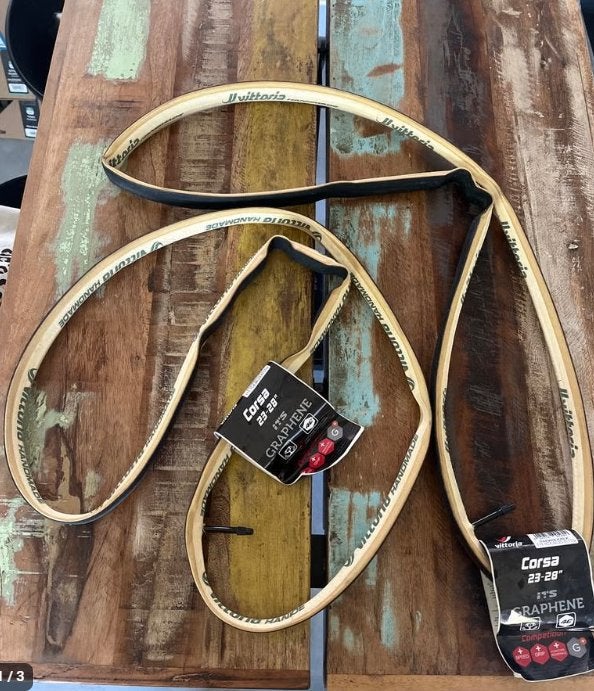 2x Vittoria Retro buitenbanden 23-28" Corsa Graphene, Fietsen en Brommers, Fietsonderdelen, Nieuw, Band, Rubber, Oldtimerfiets